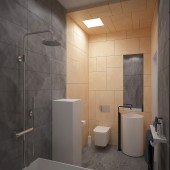 Маленькие ванные комнаты фото - дизайн интерьера