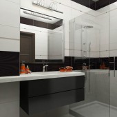 Ванные комнаты в современном стиле фото - дизайн интерьера