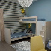 Синие детские комнаты фото - дизайн интерьера