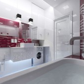 Ванные комнаты в современном стиле фото - дизайн интерьера