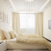 Спальня в бежевых тонах