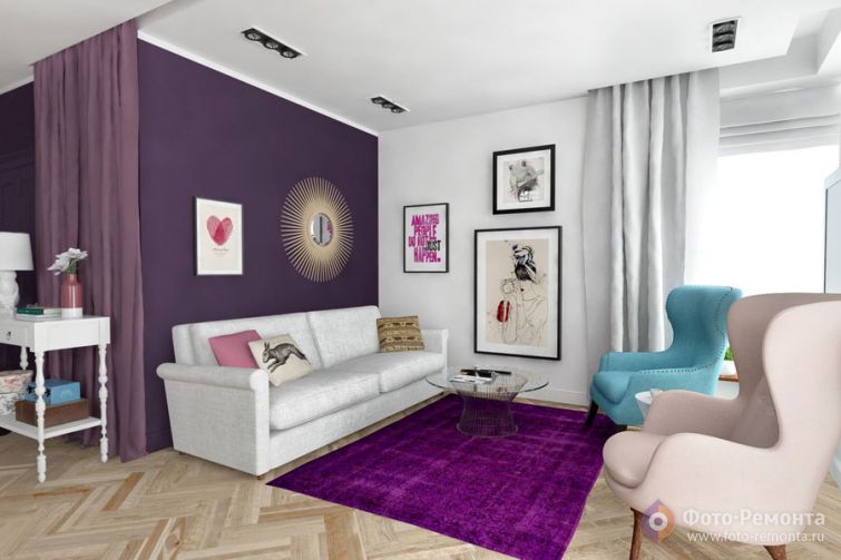 Интерьер квартиры для молодой девушки от INT2 