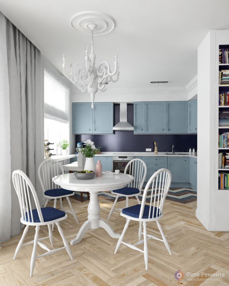  Большая кухня интерьер