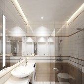 Ванные комнаты в современном стиле фото - дизайн интерьера