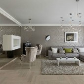 Интерьер квартиры площадью 126 кв.м., Киев