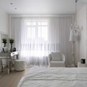 Белые спальни фото - дизайн интерьера