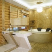 Коричневые ванные комнаты фото - дизайн интерьера