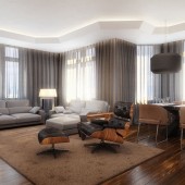 Дизайн квартиры в ЖК `Доминион`