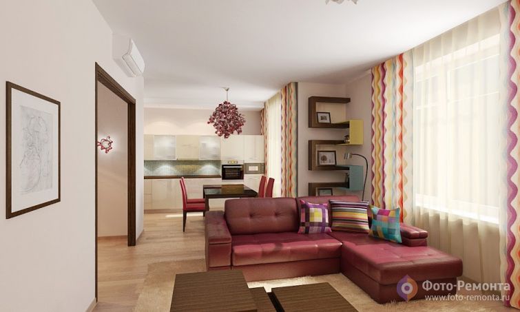 Интерьер квартиры в ЖК `Парадный квартал`