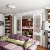 Гостиная, вид на кухню