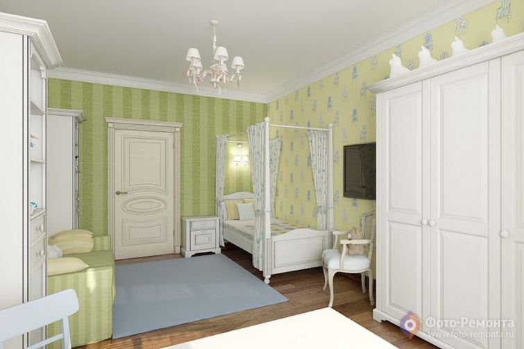  Детские комнаты в стиле прованс
