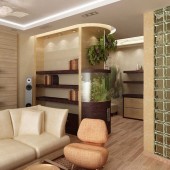 Гостиная, вид на прихожую