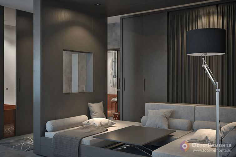 Дизайн квартиры от Артема Шелипова, 33 кв.м.