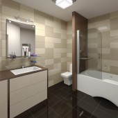 Ванные комнаты в современном стиле фото - дизайн интерьера