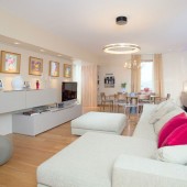 Интерьер пентхауса на Мичуринской улице