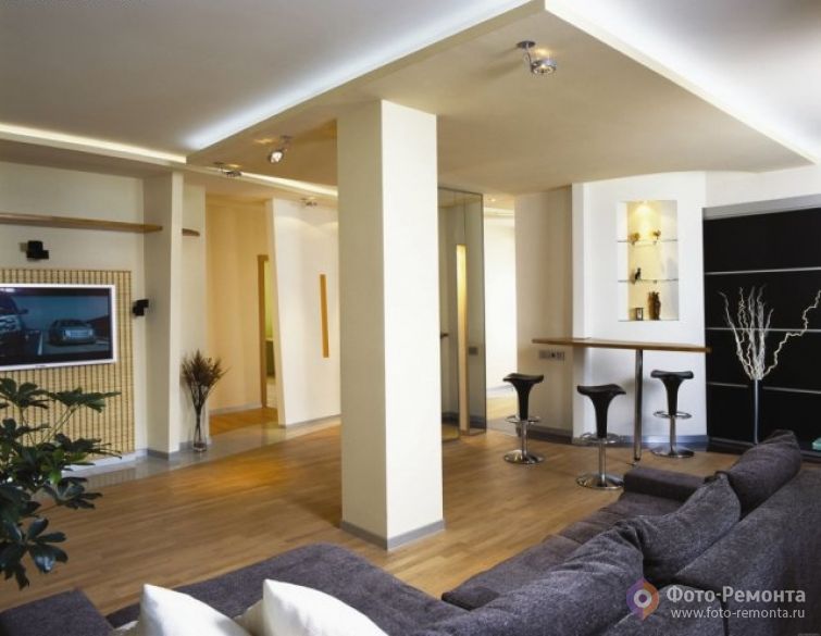 Интерьер большой квартиры, Москва