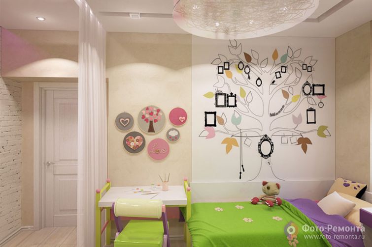  Дизайн детской в светлых тонах