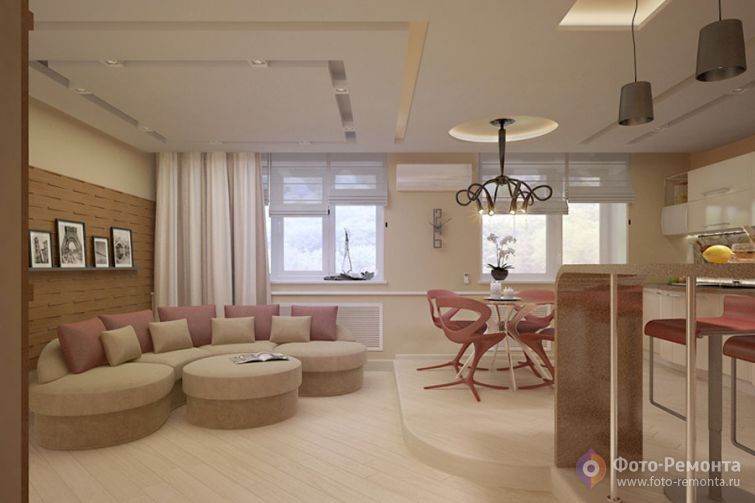 Дизайн двухуровневой квартиры, 180 кв.м.