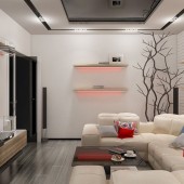 Интерьер квартиры в новостройке, 87 кв.м.