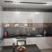 Серые кухни фото - дизайн интерьера