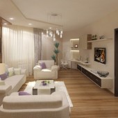 Дизайн квартиры в новостройке, 104 кв.м.