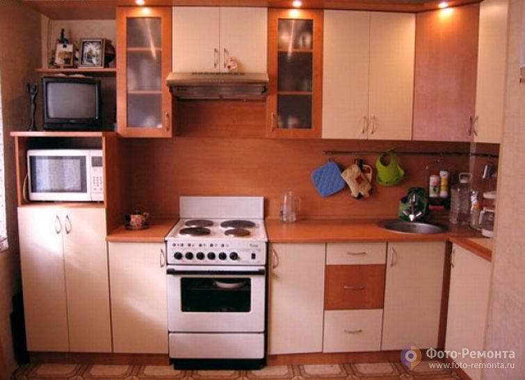  Ремонт маленькой кухни