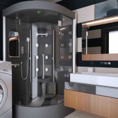 Маленькие ванные комнаты фото - дизайн интерьера