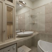 Маленькие ванные комнаты фото - дизайн интерьера