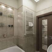 Маленькие ванные комнаты фото - дизайн интерьера