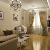 Дизайн квартиры 70 кв.м. от Анастасии Бородиной