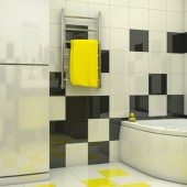 Черные ванные комнаты фото - дизайн интерьера
