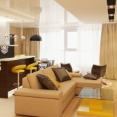 Дизайн квартиры в Красном переулке, 90 кв.м.