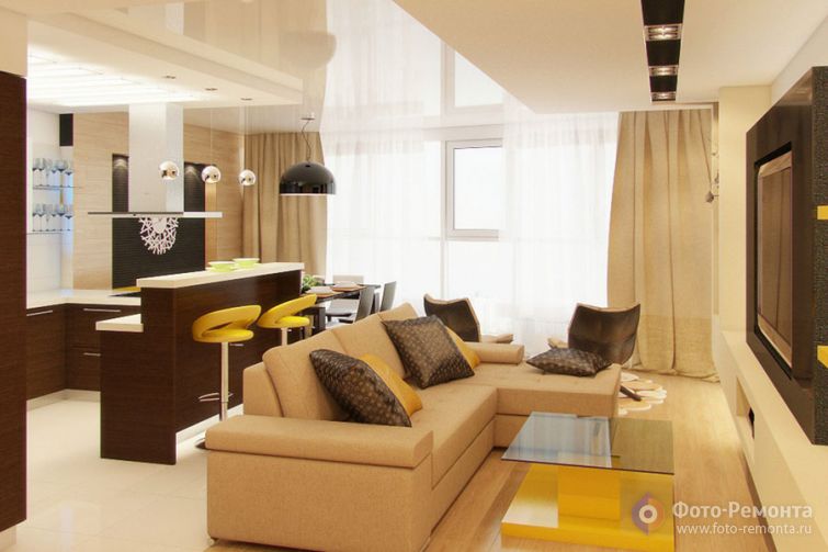 Дизайн квартиры в Красном переулке, 90 кв.м.