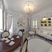 Гостиные в стиле прованс фото - дизайн интерьера