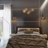 Серые спальни фото - дизайн интерьера