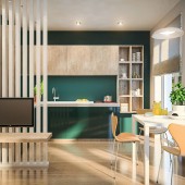 Гостиная-кухня