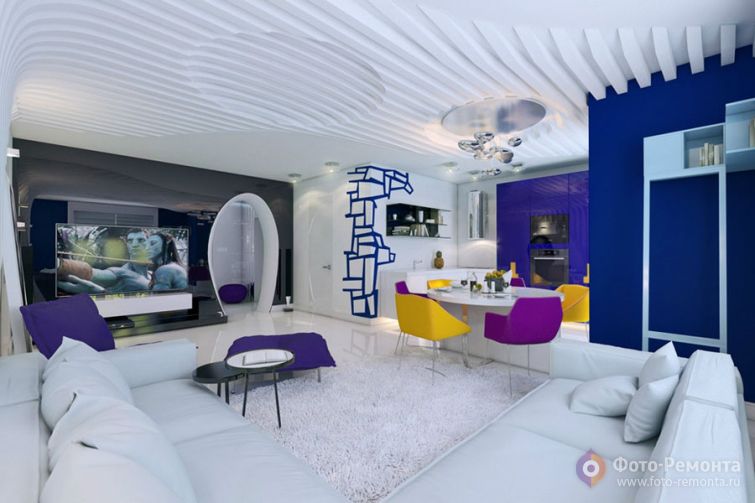 Интерьер квартиры в ЖК `Золотые пески`