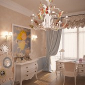 Детские комнаты в классическом стиле фото - дизайн интерьера