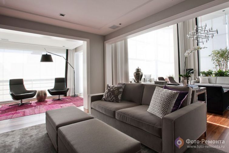  Большая гостиная после ремонта