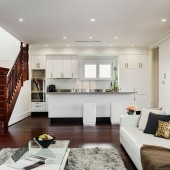 Гостиная, вид на кухню