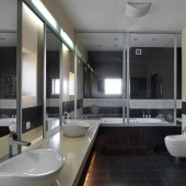 Большие ванные комнаты фото - дизайн интерьера