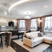 Интерьер квартиры на Туполевской набережной, 120 кв.м.