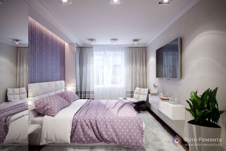 Интерьер спальни, Уфа