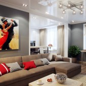 Интерьер гостиной