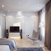 Маленькие спальни фото - дизайн интерьера