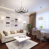 Интерьер квартиры-студии от Павла Ветрова