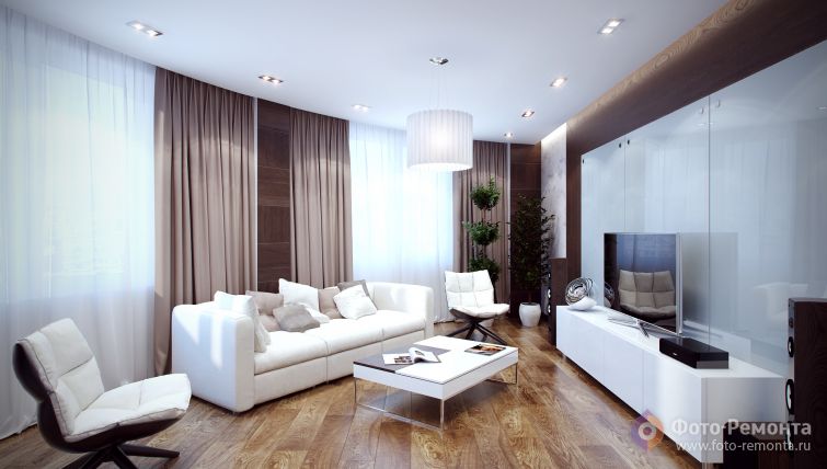 Дизайн квартиры в современном стиле, Донецк