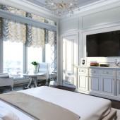 Бежевые спальни фото - дизайн интерьера