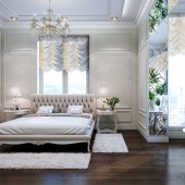 Бежевые спальни фото - дизайн интерьера