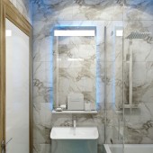 Маленькие ванные комнаты фото - дизайн интерьера